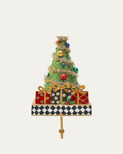 Mark Roberts Christmas Tree Stocking Holder In Multi