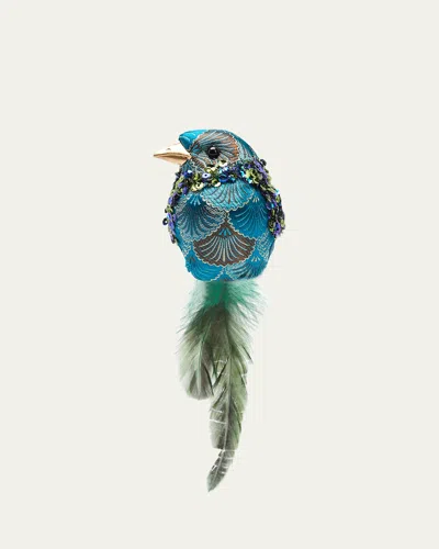 Mark Roberts Sparkling Bird Christmas Ornament In Multi