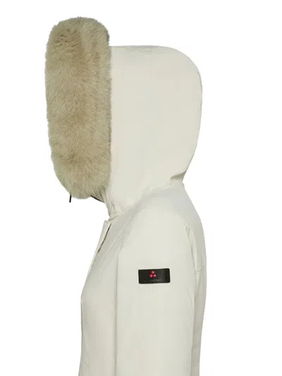 FUR-TRIM HOODED JACKET