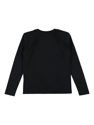 Balmain Long-sleeved T-shirt In Black