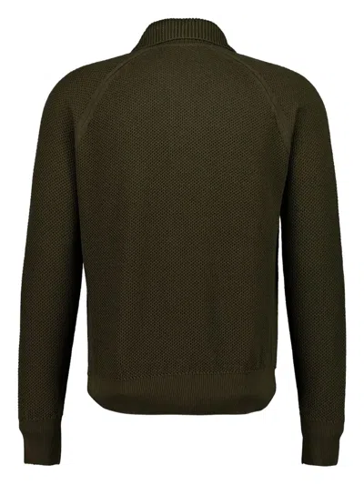 Piacenza Cashmere Button Long-sleeve Cardigan In Green