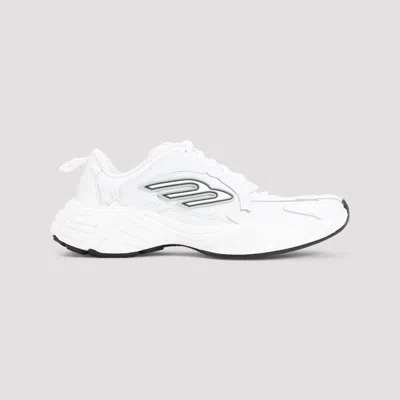 Balenciaga Monday Leather & Synthetic Sneakers In White