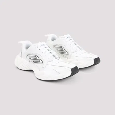 Balenciaga Monday Leather & Synthetic Sneakers In White