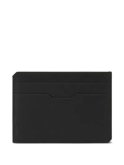 Lanvin Logo-stamp Card Holder In Black