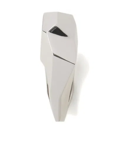 Lanvin Geometric Ring In Metallic