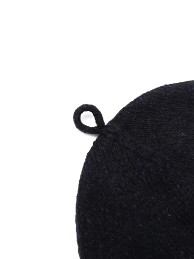 The Row Loop Beanie Hat In Black