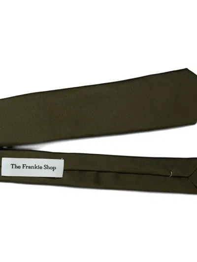 The Frankie Shop Pointed-tip Tie In Black