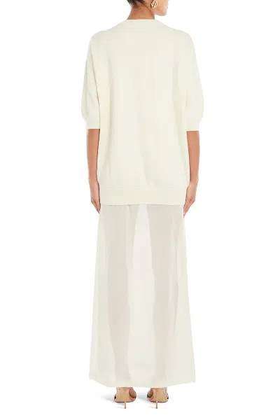 Ser.o.ya Arwen Knit Maxi Dress In Eggshell In Neutral
