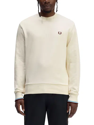 Fred Perry Sweatshirt With Logo In White