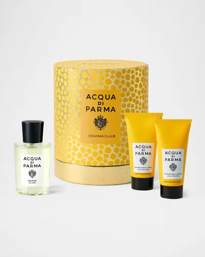 Acqua Di Parma Colonia C.l.u.b. Eau De Cologne Gift Set In Multi