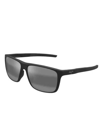 Maui Jim Rectangle Frame Sunglasses In Gray
