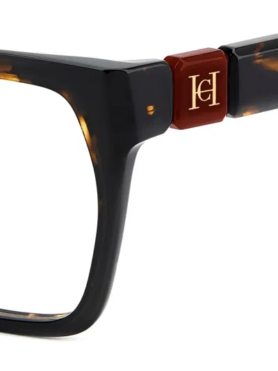 Carolina Herrera Square Frame Glasses In Multi