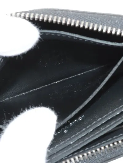Pre-owned Louis Vuitton 2021-2025 Monogram Eclipse Vertical Zippy Purse Coin Pouch In Black