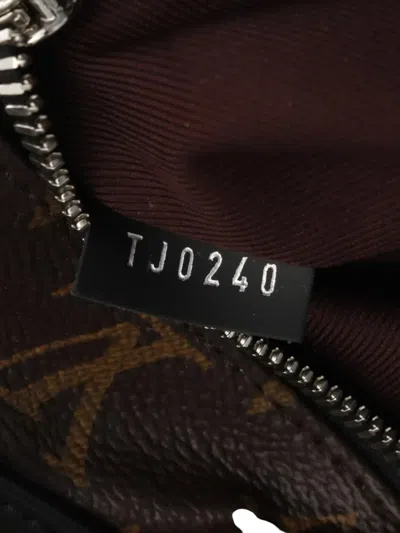 Pre-owned Louis Vuitton 2020 Monogram Macassar Josh Nv Backpack In Brown