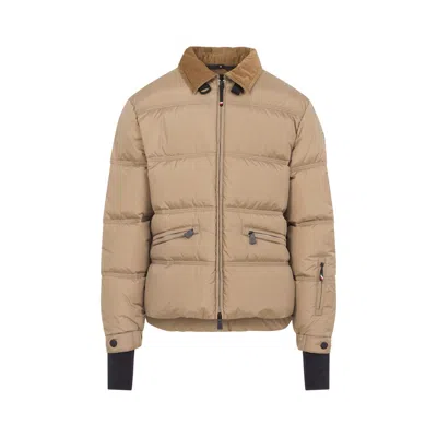 Moncler Grenoble Medium Beige Yunnan Jacket In Brown