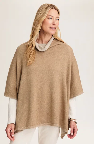 Jjill J.jill Two-tone Sweater Poncho