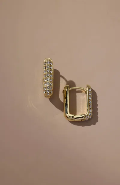 Jjill J.jill Demi-fine Huggie Hoops In Gold