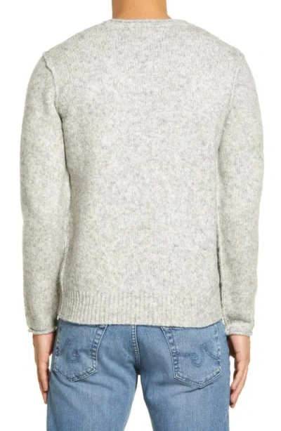 Schott Nyc Rolled Collar Sweater In Gray
