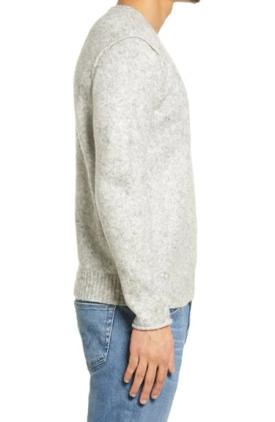 Schott Nyc Rolled Collar Sweater In Gray