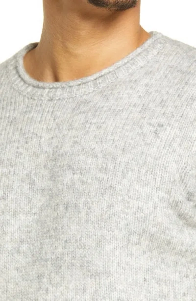 Schott Nyc Rolled Collar Sweater In Gray