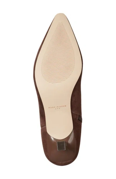Marc Fisher Ltd Kolton Kitten Heel Bootie In Brown