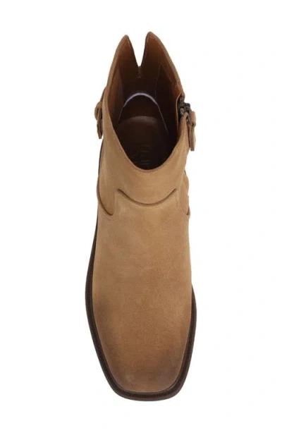 Franco Sarto Pippen Square Toe Boot In Brown