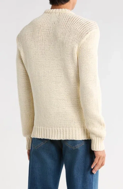 Obey Phim Tape Yarn Sweater In White