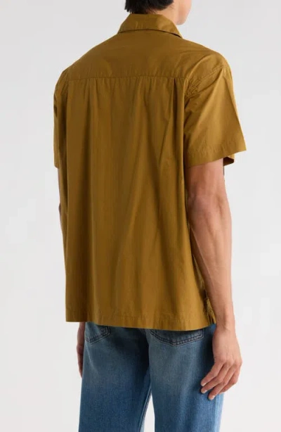 Obey Beau Horse Short Sleeve Shirt In Brown