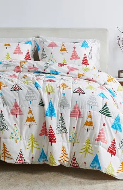 Woven & Weft Holiday 3-piece Comforter Set In Multi