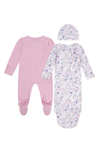 Huggies Footie, Gown & Hat Set In Pink