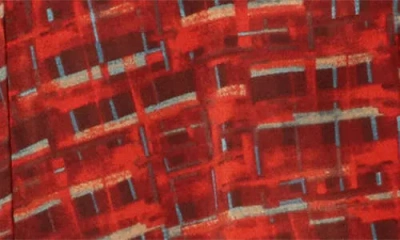 Patrizia Luca Oversize High-low Button-up Top In Red