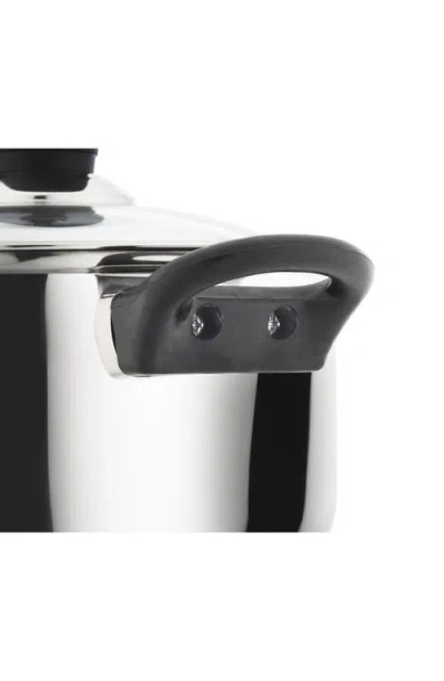 J&v Textiles J And V Textiles 7-piece Stainless Steel Cookware Set In Silver