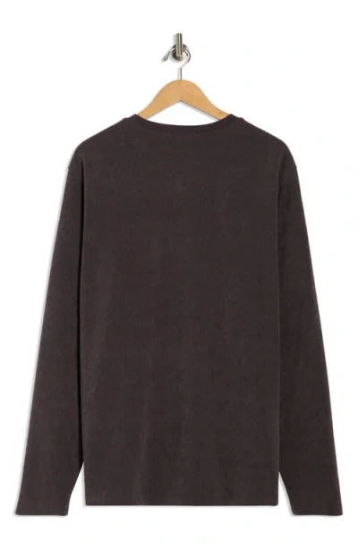 Robert Barakett Sampson Long Sleeve Knit T-shirt In Brown