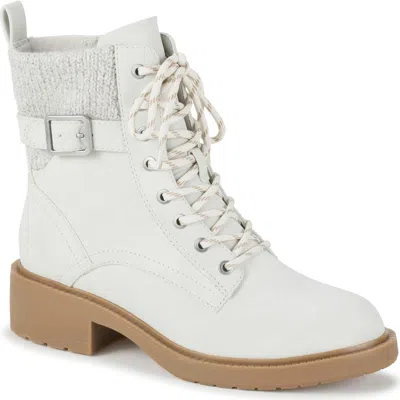 Baretraps Women's Tinsley Lace Up Bootie In White