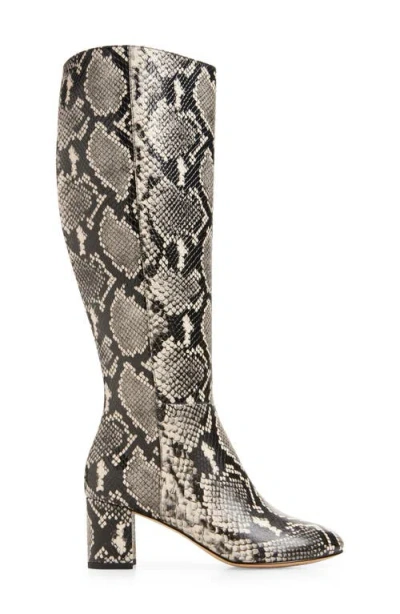 Stuart Weitzman Celina Zip Boot In Animal Print