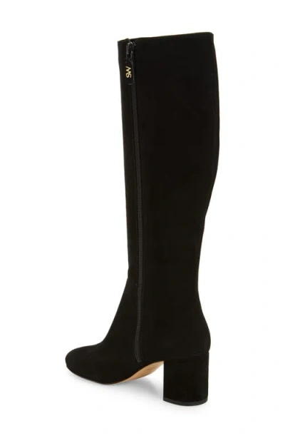 Stuart Weitzman Celina Zip Boot In Black