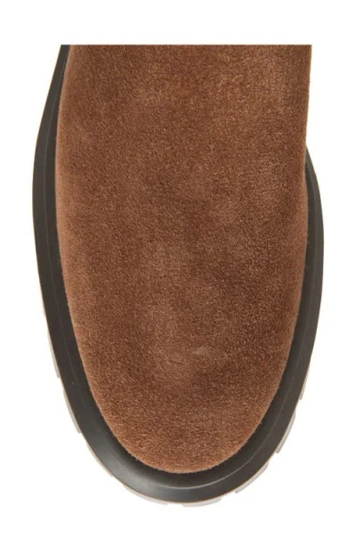 Stuart Weitzman Ultra Lug Knee High Boot In Brown