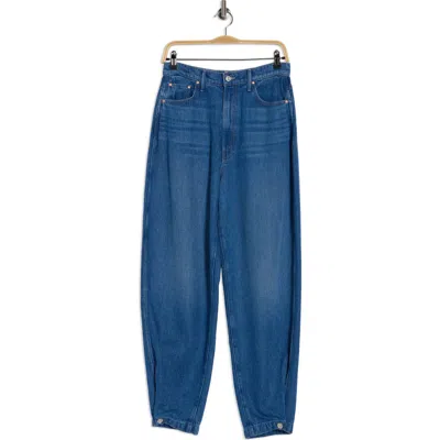 Mother The Chute Flood Denim Pants In Blue