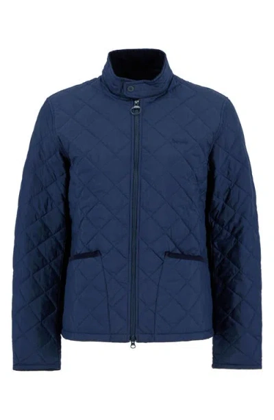Barbour Linden Quilted Jacket In Blue
