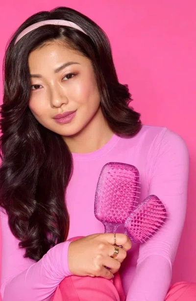 Fhi Heat Set Of 2 Detangling Hair Brush Original & Mini Pastel Collection In Pink