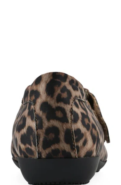 Cliffs By White Mountain Women's Carwen Ballet Flat In Animal Print