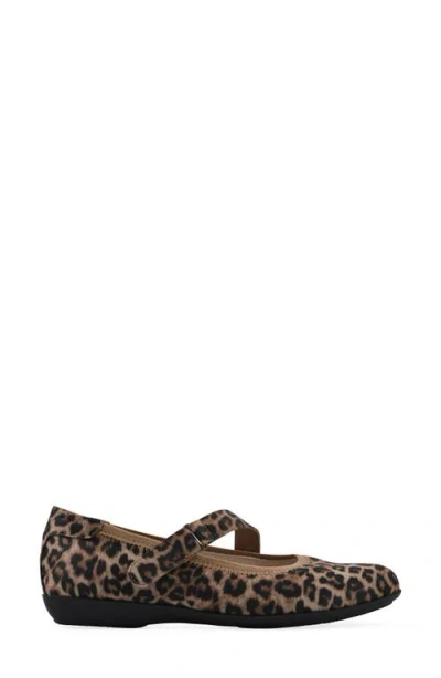 Cliffs By White Mountain Women's Carwen Ballet Flat In Animal Print