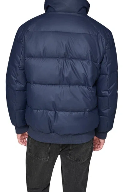 Karl Lagerfeld Paris Puffer Jacket In Blue