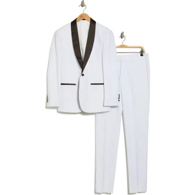 Gino Vitale Premium Slim Fit 3-piece Tuxedo In White