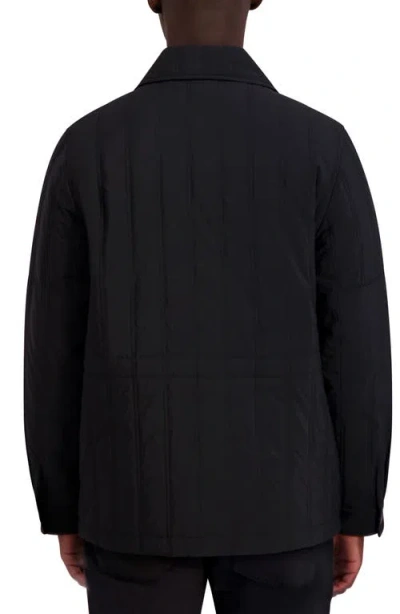 Karl Lagerfeld Paris Quilted Jacket In Black