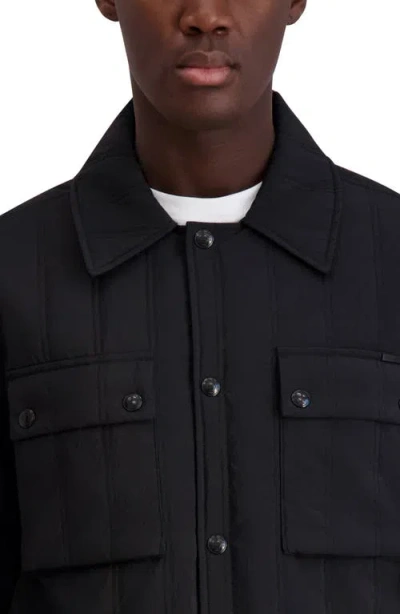 Karl Lagerfeld Paris Quilted Jacket In Black
