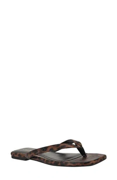 Calvin Klein Women's Stelea Flat Thong Sandals In Multi