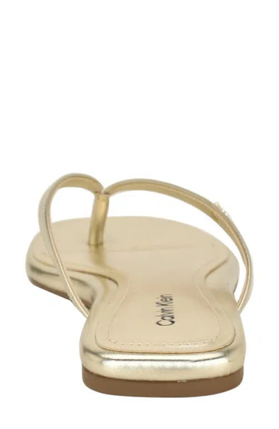 Calvin Klein Stelea Sandal In Gold