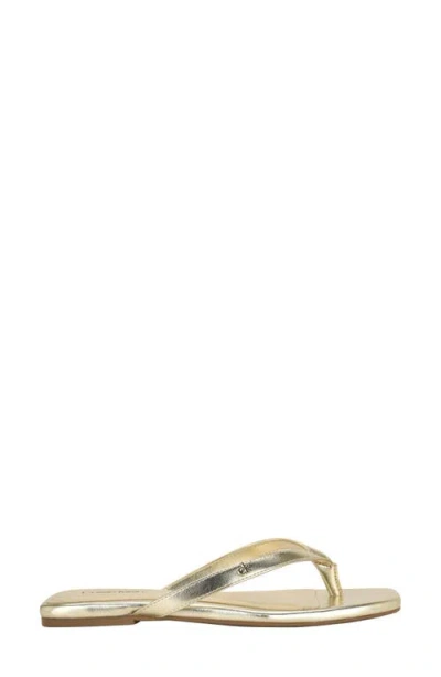 Calvin Klein Stelea Sandal In Gold