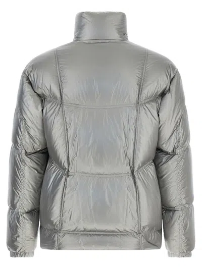 Laminar Metallic Shield Down Jacket With Titanium Coating Clothing In Silver